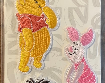 Disney Winnie the Pooh Iron On Patch Set