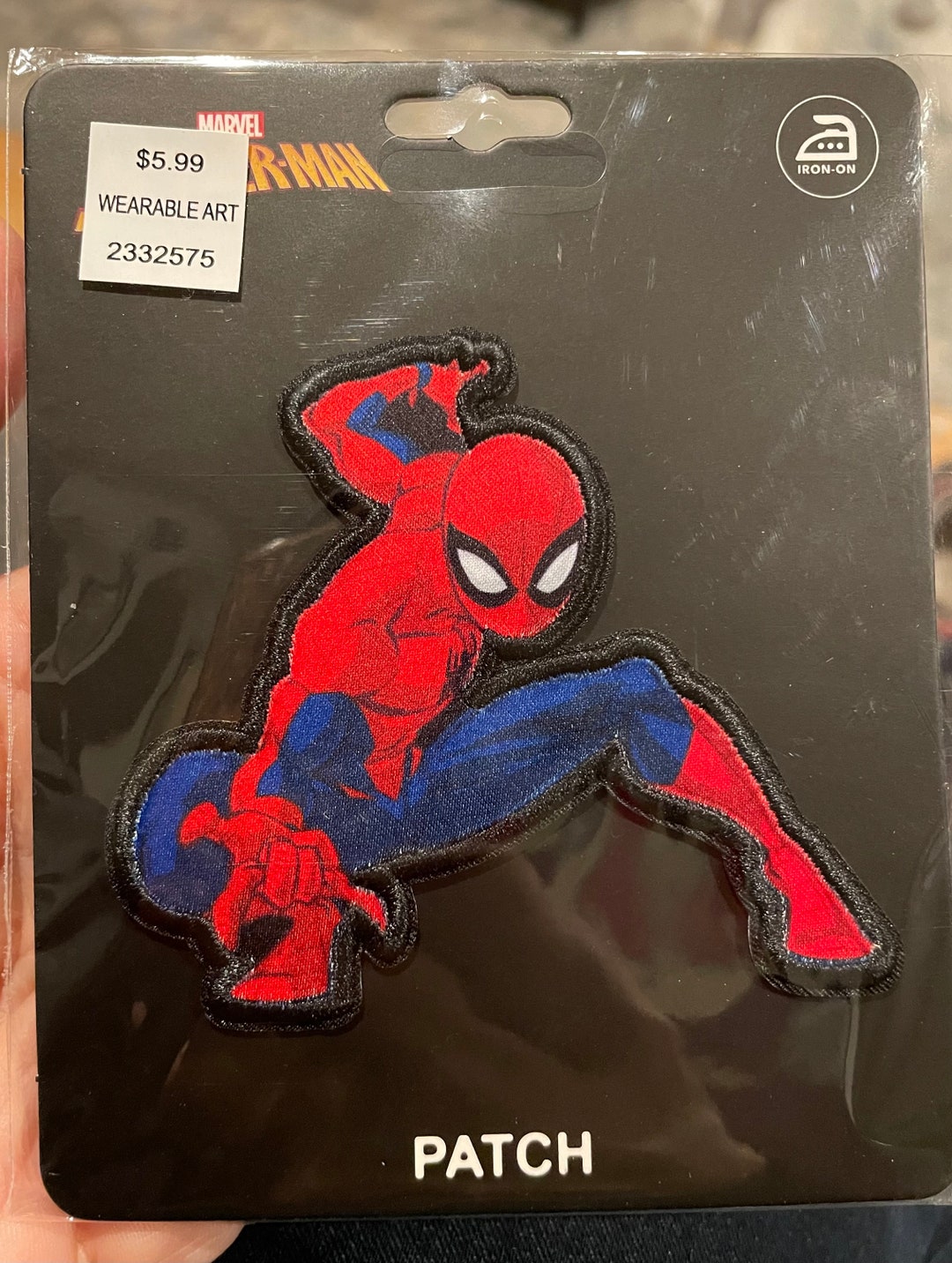 Marvel Spiderman Iron on Patch Etsy