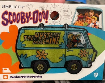 Scooby-Doo Iron On Patch Mystery Machine Van