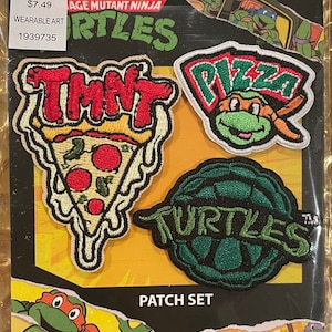 Teenage Mutant Ninja Turtles Iron On Patch Set