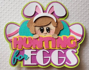 Hunting for Eggs Paper Piecing Scrapbook Die