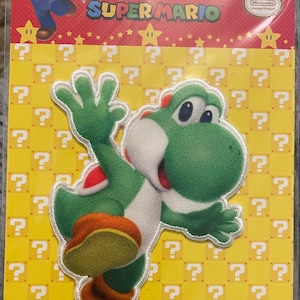 Super Mario Yoshi Iron On Appliqué Patch