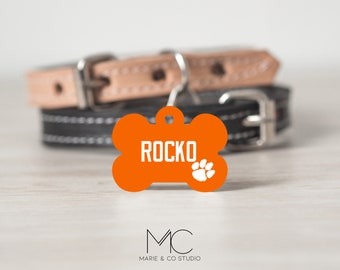 clemson dog tag