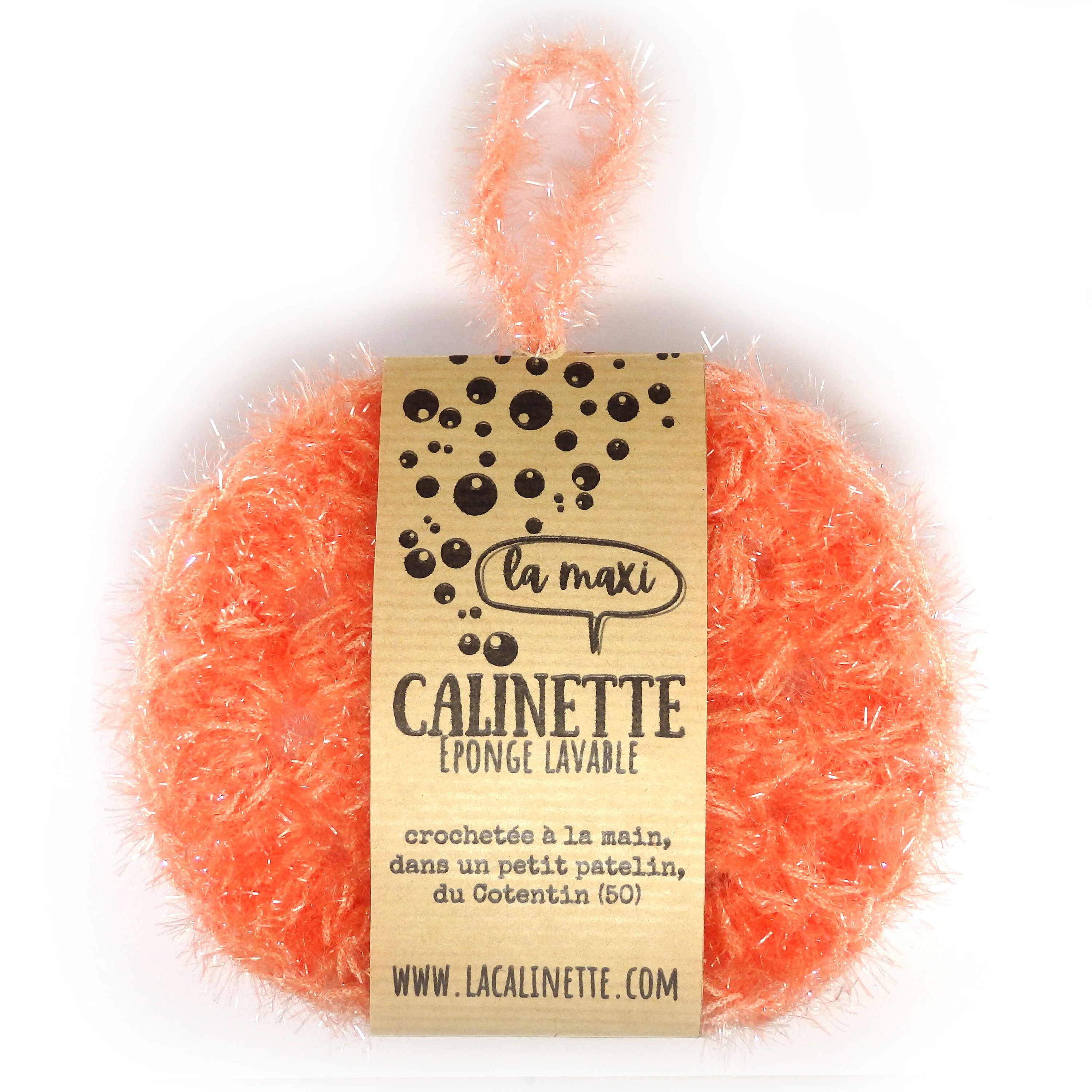 La Maxi Éponge Lavable La Calinette Corail