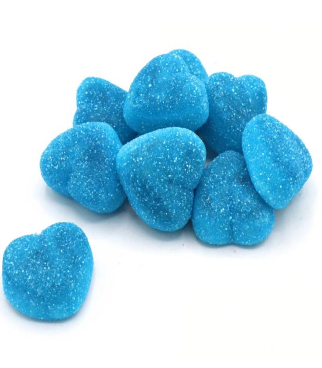 Damel Fizzy Raspberry Hearts Sugar Coated Raspberry Filled Jelly Sweets ...