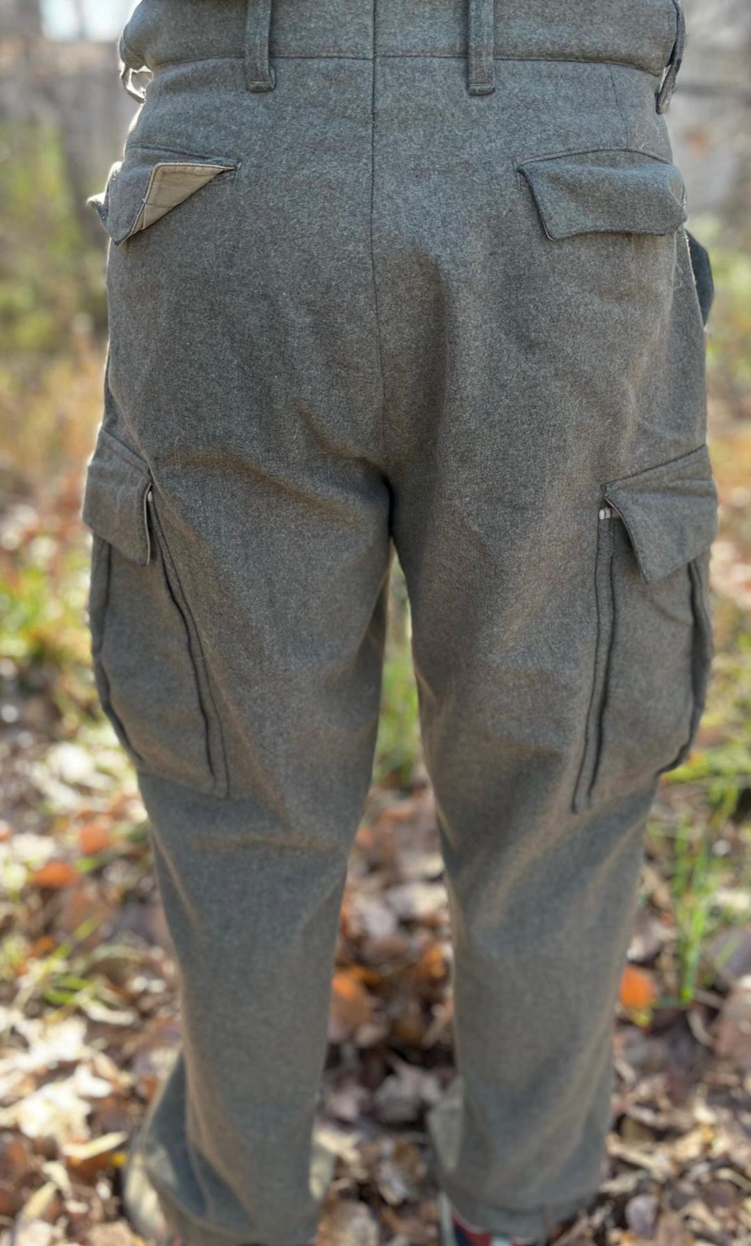 1960s Vintage German Military Wool Cargo Pants - Etsy