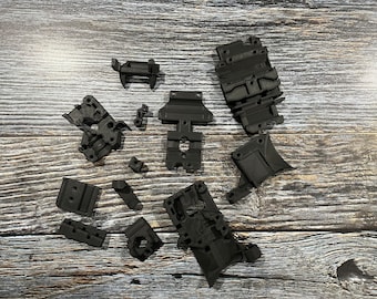 Części ekstrudera Prusa MK3S+, poliwęglan z włókna węglowego.
