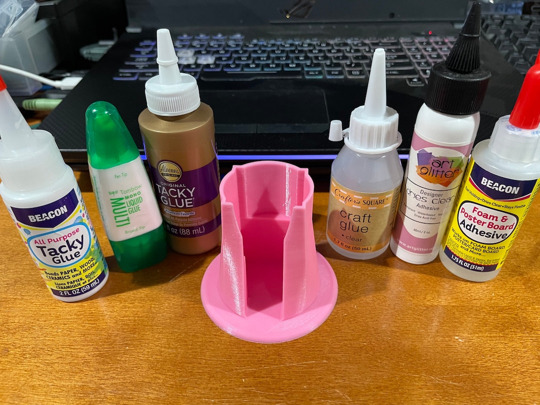 3D Printed Craft Glue Holder: Universal Bottle Stand - Etsy