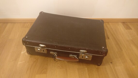 Vintage suitcase / Old suitcase / Retro suitcase /
