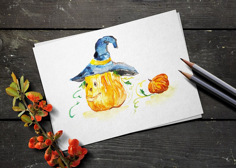Happy Halloween Printable Cards Halloween Greeting Card - Etsy