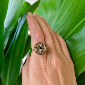 Coconut Button Ring