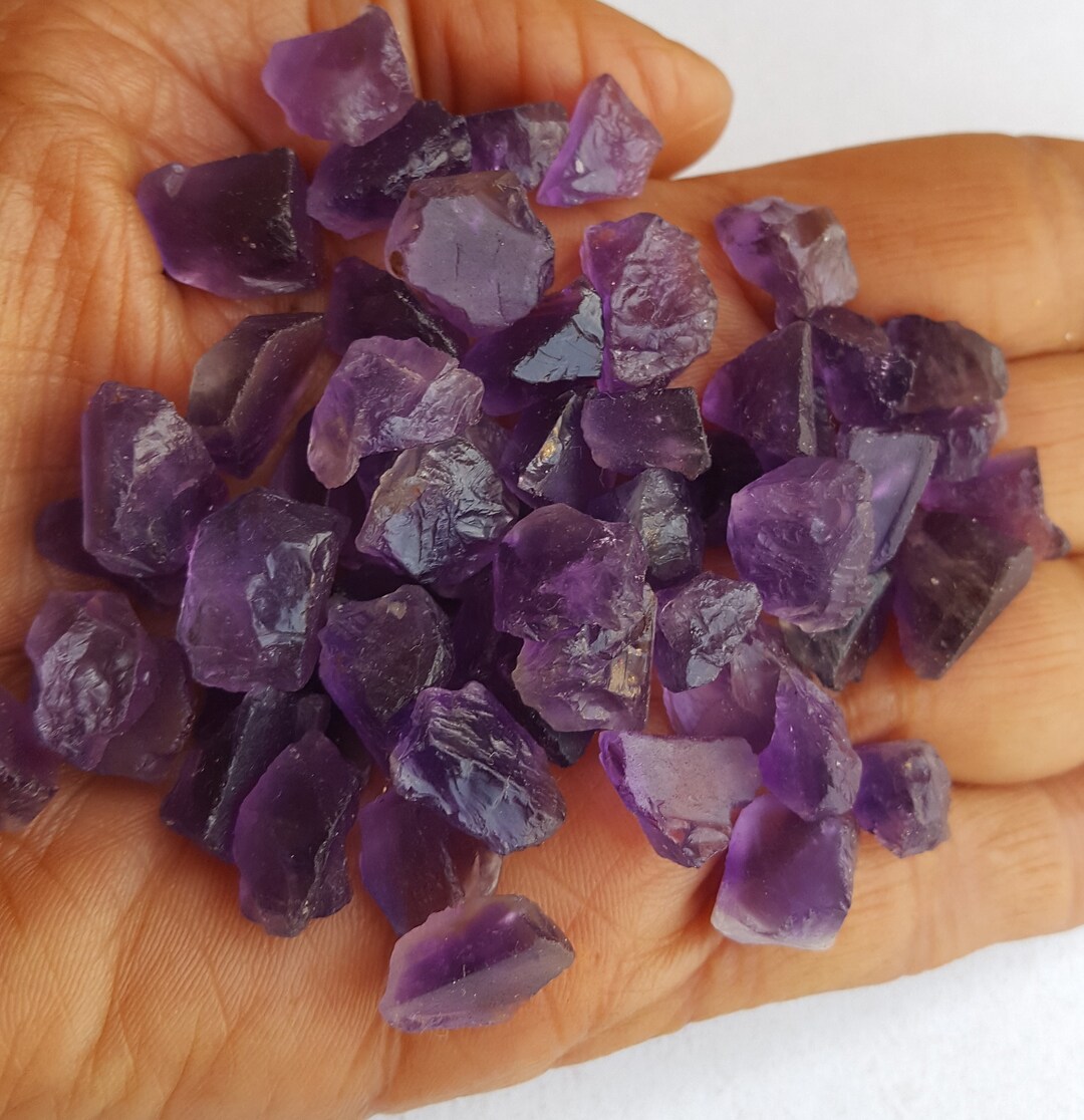 Natural African Amethyst Rough~~ 56 Pieces~~~loose Gemstone Lot ~~~ 9 ...