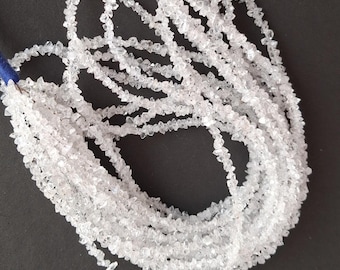 Newly Listed ~~~Clear White Herkimer Diamond Nuggets~~ Clear Quartz Nuggets~~~ 3 MM~~~ Sparkly Nuggets ~~~ 15.5inches~~ Wholesale Price