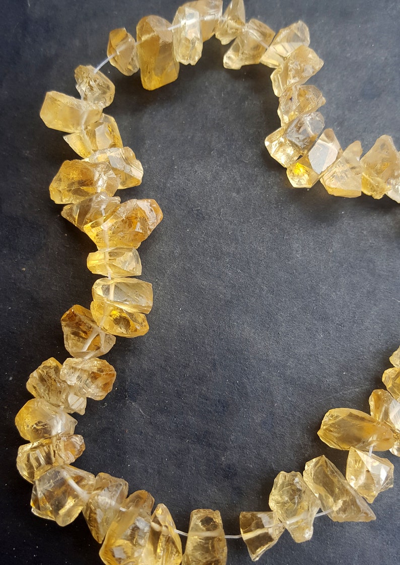 50/%off~~Newly Listed~~~ Natural Gold Citrine rough ~~~ Side drill~~~~ 50 Pieces~~~~ 171 Carat~~~ 7-8 MM~~ Jewelry Making~~~ Wholesale price