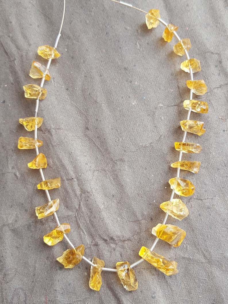 50/%off~~Newly Listed~~~ Natural Gold Citrine rough ~~~ Side drill~~~25 Pieces~~ 100 Carat~~~8-10 MM~~ Jewelry Making~~~ Wholesale price