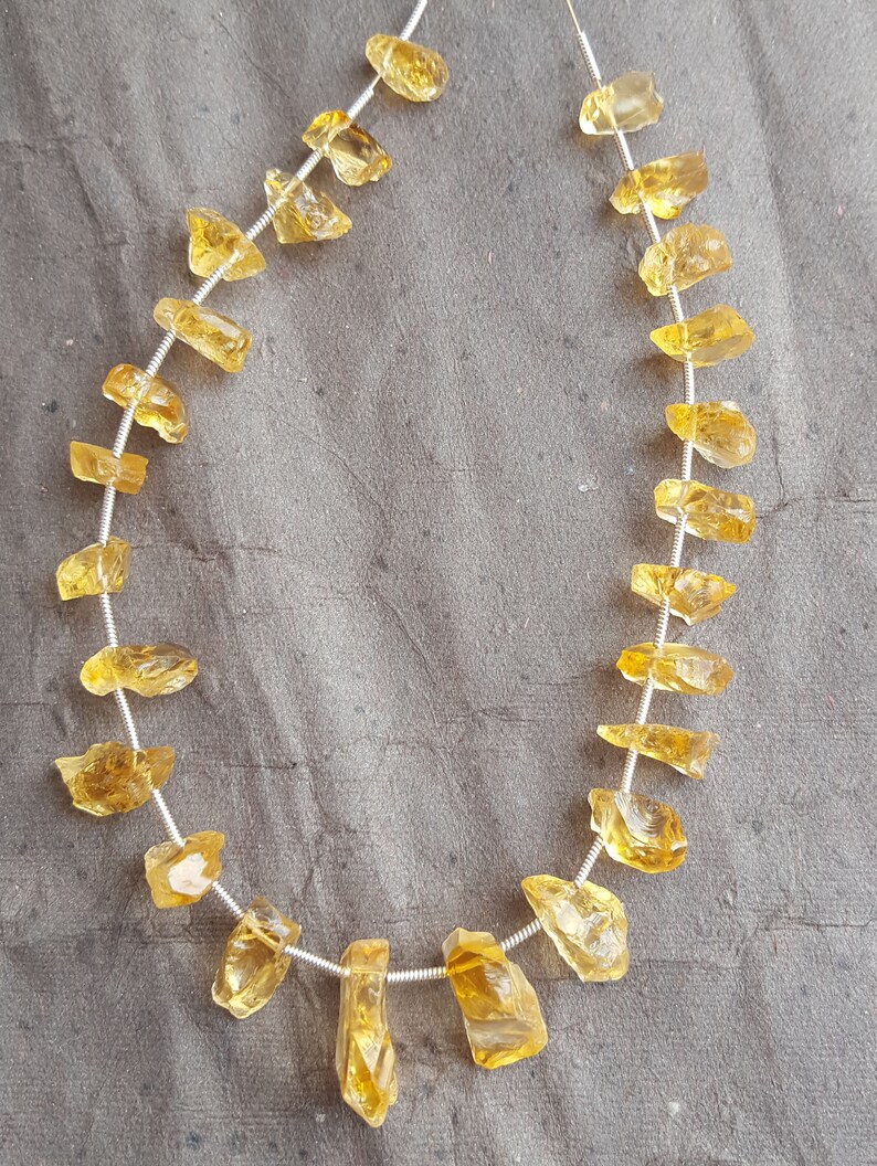 50/%off~~Newly Listed~~~ Natural Gold Citrine rough ~~~ Side drill~~~25 Pieces~~ 100 Carat~~~8-10 MM~~ Jewelry Making~~~ Wholesale price
