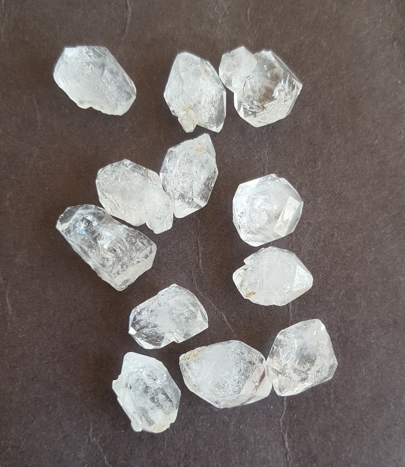 Newly Listed ~~~ White Herkimer Diamond Nuggets ~~~ Clear Quartz Nuggets ~~~ 25-35 MM ~~~ 2 Pieces ~~~ 150 carat ~~~ AA Quality ~~~