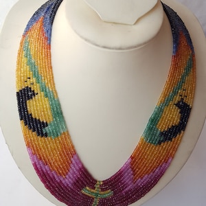 13 STRANDS! | GORGEOUS Necklace! Ruby | Blue Sapphire | Emerald | Yellow Sapphire | 18-23 inches | Natural Gemstones