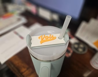 University of Tennessee Vols Script- 40 oz Stanley Lid Topper