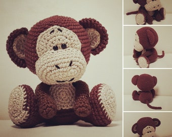 Pattern - crochet cute monkey