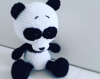 Anleitung - süßen Pandabären häkeln