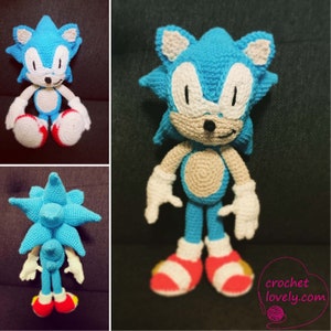 Sonic the hedgehog finished toy etsy