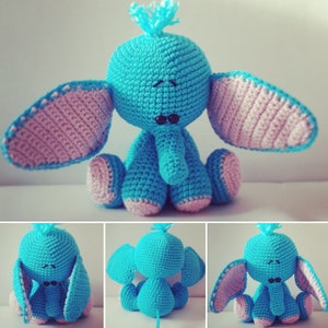 Pattern - crochet cute elephant