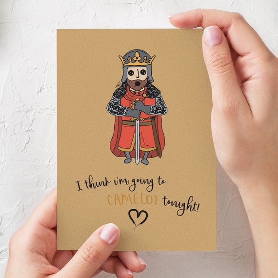 King Arthur Pun Cartoon // Greetings Card - Etsy King Arthur Pun Cartoon // Greetings Card - Etsy