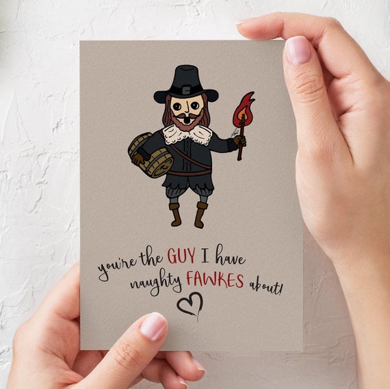 Guy Fawkes Pun Cartoon // Greetings Card - Etsy Guy Fawkes Pun Cartoon // Greetings Card - Etsy