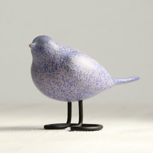 Cuckoo | Decorative Ceramic Bird | Small Blue Bird Figurine | Bird Lover Gift