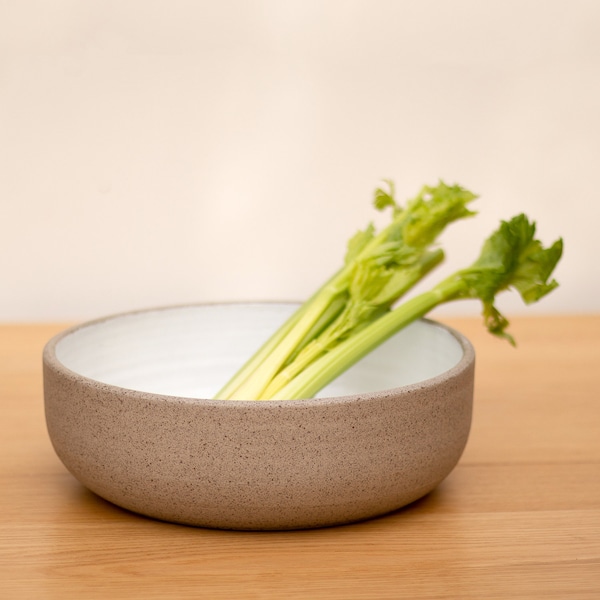 Ceramic Bowl Size L | Handmade Pottery Bowl | Modern Serving Bowl