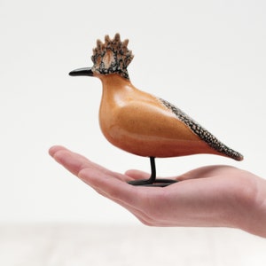 Hoopoe | Decorative Ceramic Bird | Handmade Bird Figurine