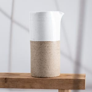 Large Ceramic Pitcher | Handmade Lemonade Jug | Pottery Gift