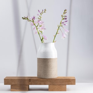 Ceramic Bud Vase | Decorative Flower Vase | Handmade Table Centerpiece