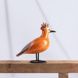 Hoopoe | Decorative Ceramic Bird | Handmade Bird Figurine