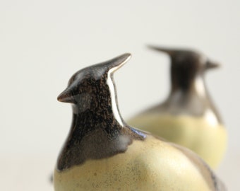 Ceramic Lapwing | Handmade Decorative Bird Figurine | Bird Lover Gift