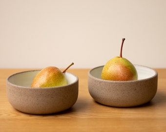 Two Ceramic Bowls Size S | Set of two handmade bowls | Pottery Gift