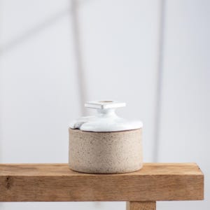 Sugar Bowl with Lid | Handmade Ceramic Dish | Kitchen Canister | Pottery Gift