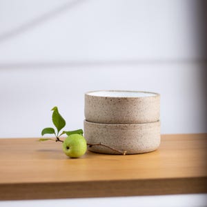 Handmade Ceramic Bowls Set: Small Pottery Bowls for Oatmeal