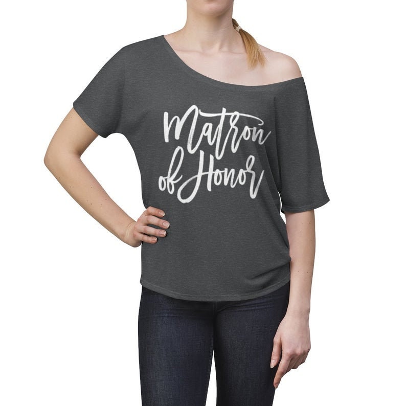 Matron of Honor Shirt Matron Of Honor Proposal Wedding Day Shirt Bachelorette Party Tshirts Bridesmaid T-shirt Bridesmaid Proposal Gift