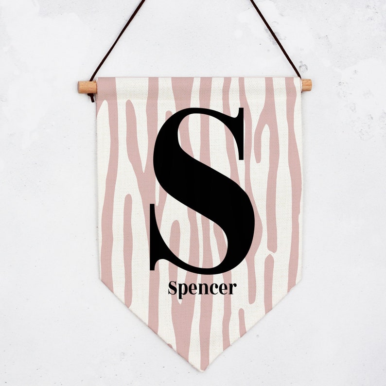 nursery print camouflage animal print colour mono print monogram wall print bedroom flag pennant animal print wall hanging