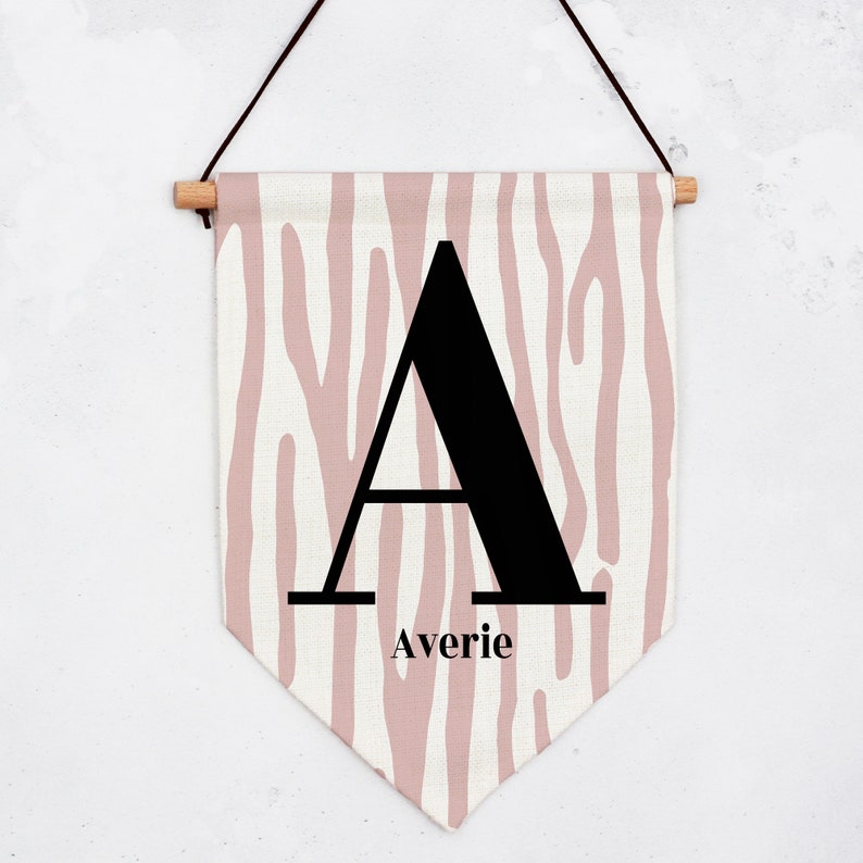 nursery print camouflage animal print colour mono print monogram wall print bedroom flag pennant animal print wall hanging