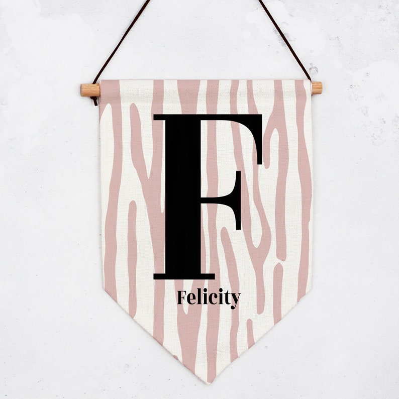 nursery print camouflage animal print colour mono print monogram wall print bedroom flag pennant animal print wall hanging