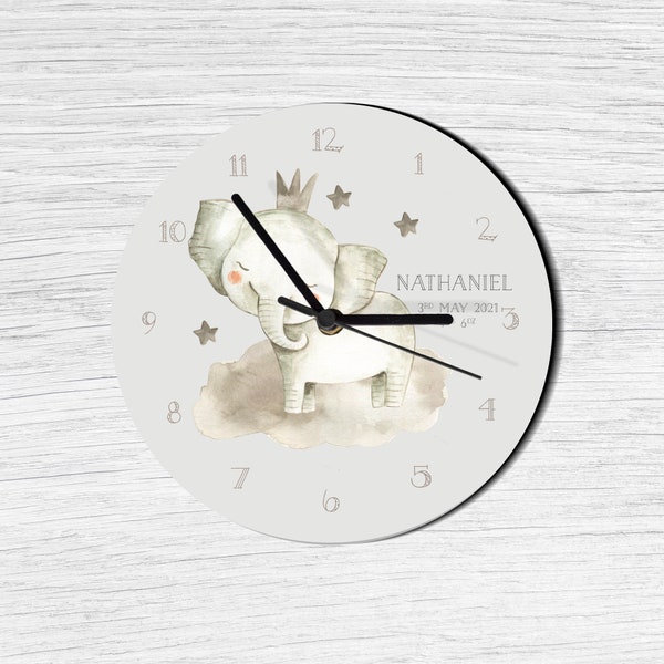 Nursery Clock Etsy
