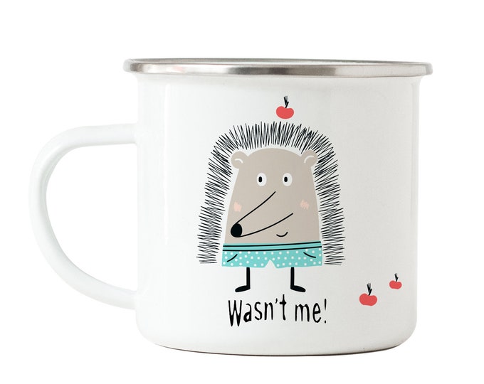 hedgehog personalised mug,  funny hedgehog mug, children's mugs, children's personalised cups, child's drinking cup