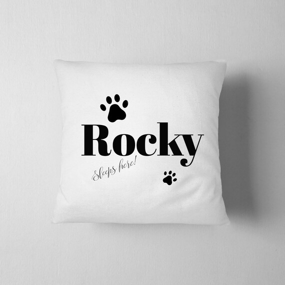 dog cushion personalised