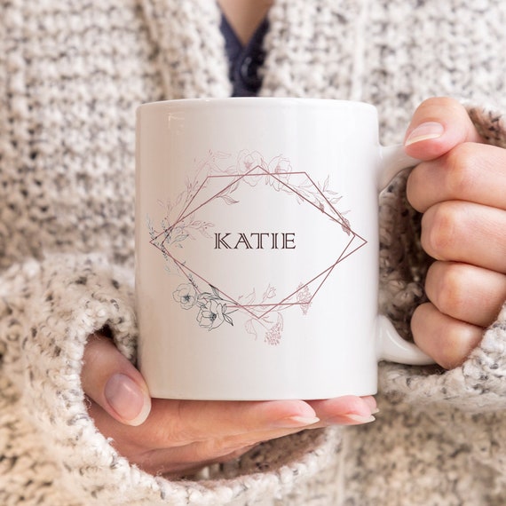 Personalised name mug wedding party 