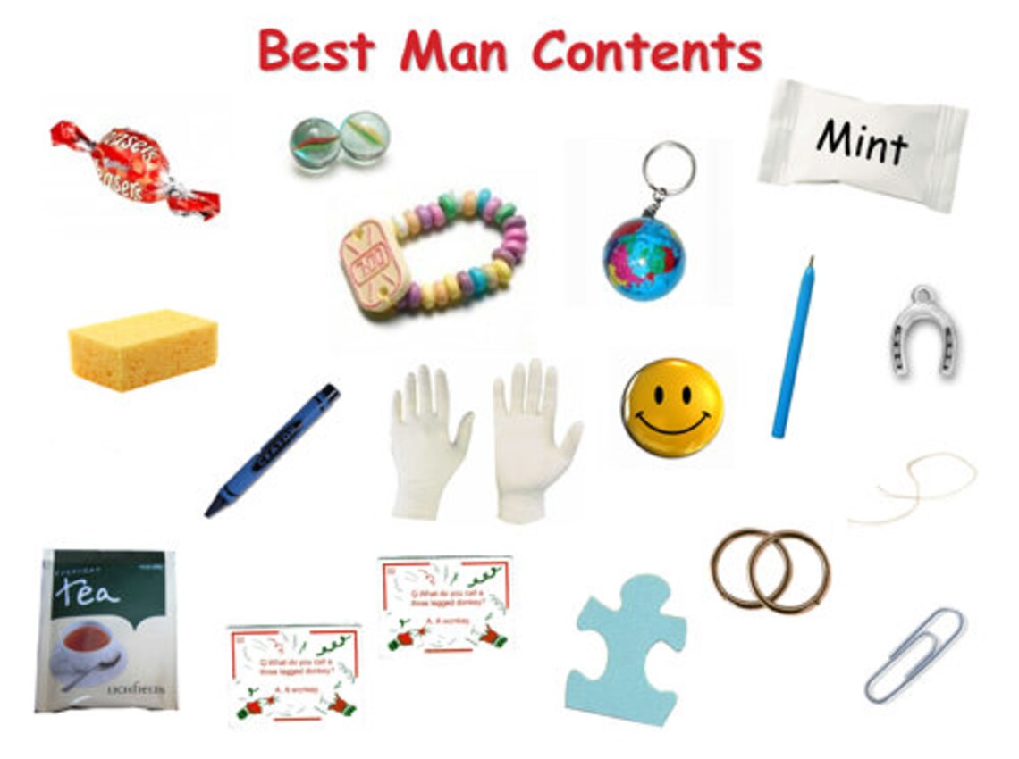 Best Man Survival Kit In A Can. Fun Thank You Wedding Day Gift Etsy