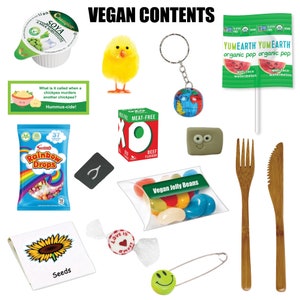 Vegan Survival Kit In A Can. Funny Vegan Friendly Thank You Gift/Card/Present Idea. Fun For Him/Her/Men/Women/Friend/Veganuary/Thanksgiving image 4