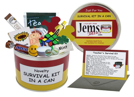 Teachers Survival Kit Thank You Christmas Fun Novelty Personal Gift for Teacher Teachers Survival Kit Thank You Christmas Fun Novelty Personal Gift for Teacher